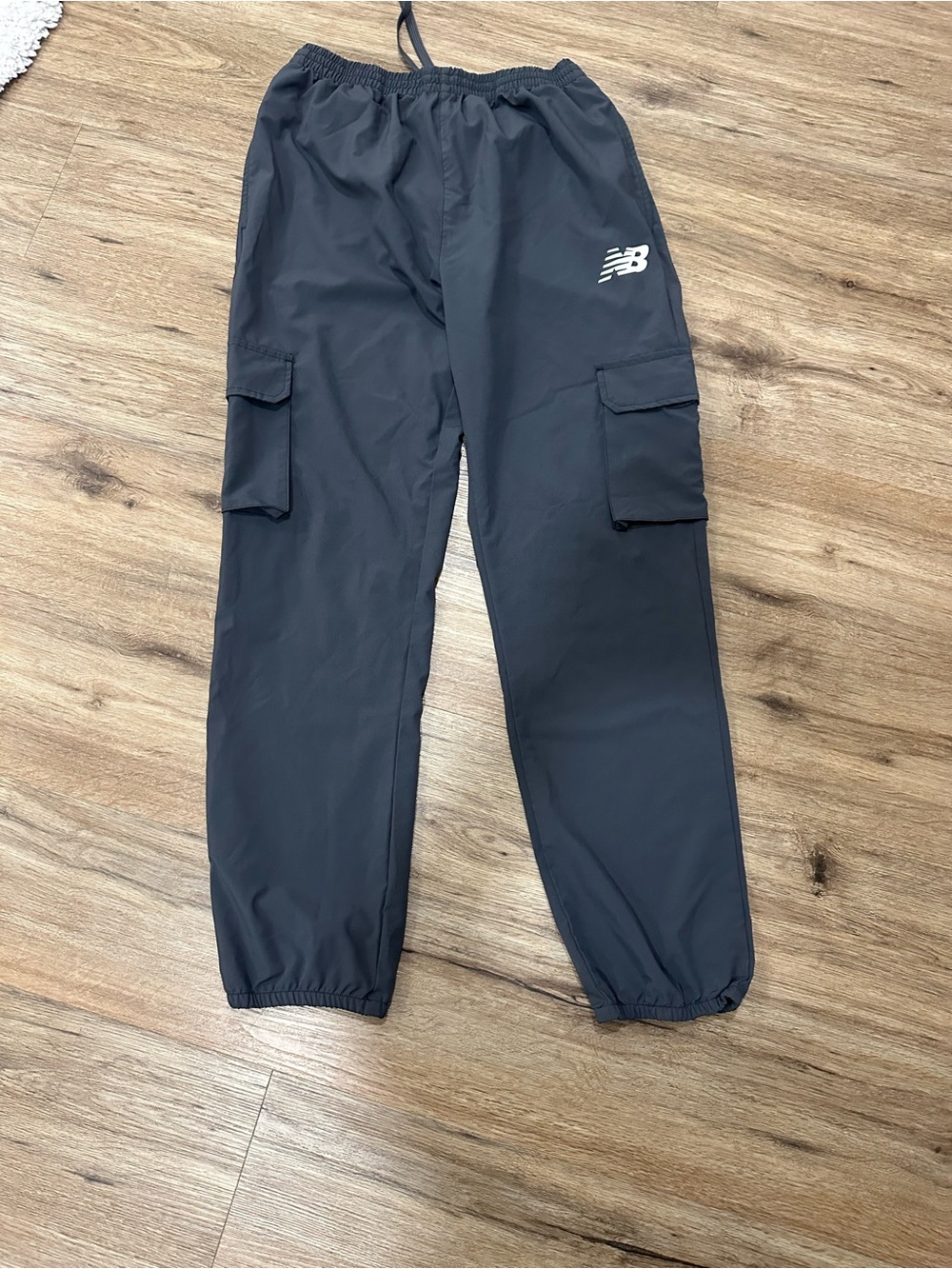 New Balance Men's Dark Gray Cargo Track Pants